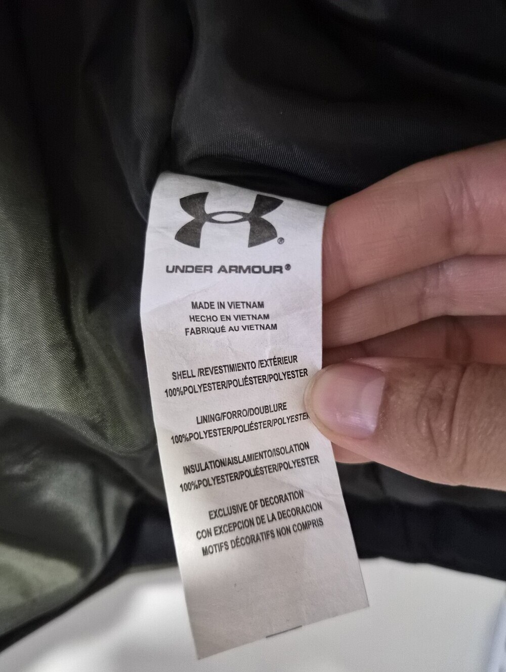 Under Armour Boys UA Westward 3 In 1 Jacket Oilve Green Size Youth XL - Picture 11 of 13